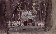 Mikhail Vrubel The Gingerbread House oil painting artist